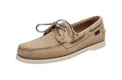 DOCKSIDES PORTLAND MOCASSINO DA BARCA UOMO BEIGE CAMEL NUBUCK